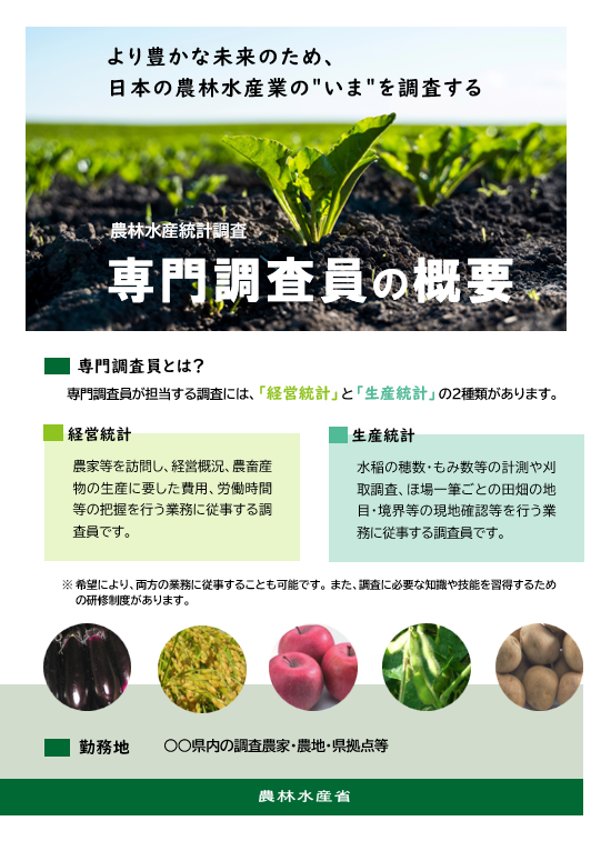 専門調査員の概要