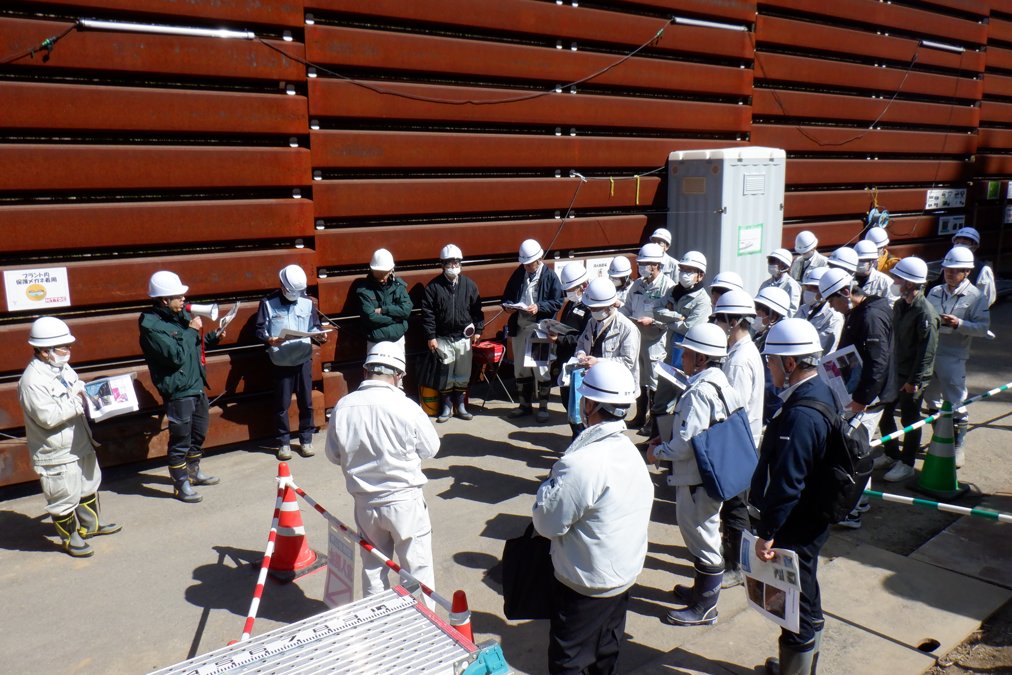 工事概要説明状況