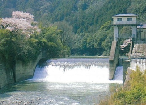 中山川取水堰近景写真