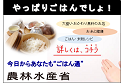 農林水産省「やっぱりごはんでしょう！」画像