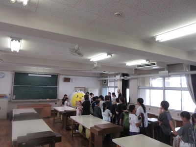 うず太郎との記念撮影