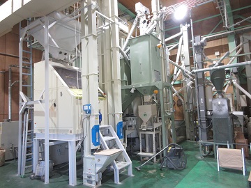 米麦の製粉施設