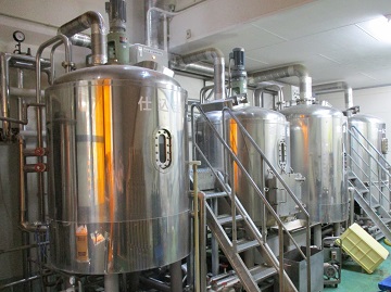 道後ビールの製造設備