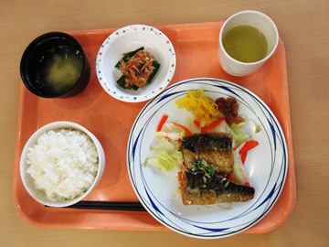 福島県産米を使った定食