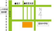 徳島県拠点所在案内図