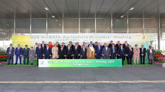 参加閣僚の集合写真画像