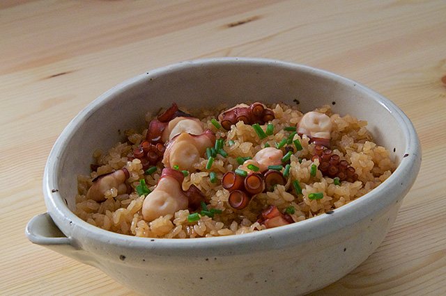 Tako-meshi(octopus rice)