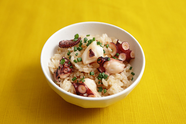 Tako-meshi(octopus rice)