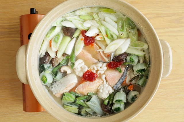 Ishikarinabe(Ishikari hot pot)