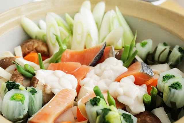 Ishikarinabe(Ishikari hot pot)