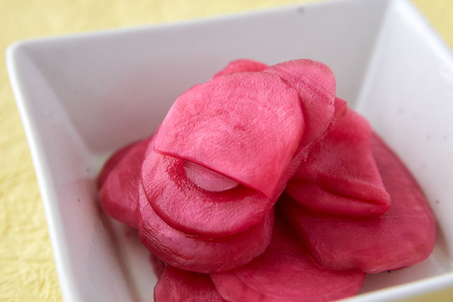 Crimson Turnip Pickles