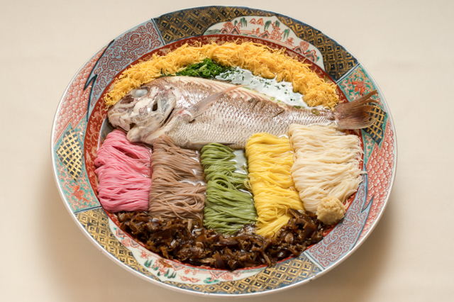 Tai Somen (Sea Bream with Somen Noodles)