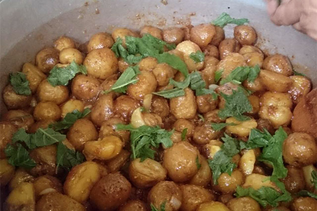 Miso Kanpura (Miso Potatoes)