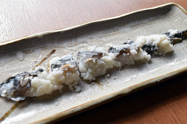 Fermented Sweetfish Sushi