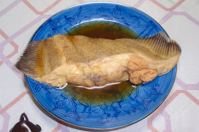 Nametagarei no nitsuke(Boiled slime flounder)