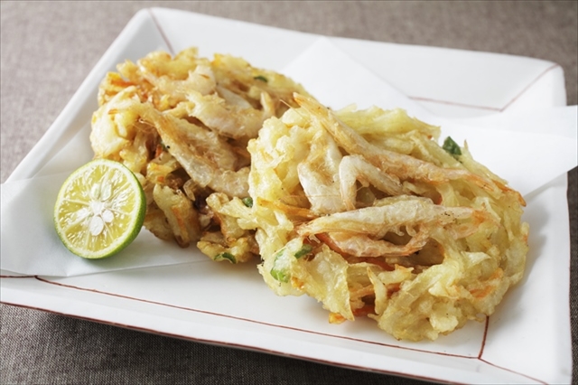 White Shrimp Kakiage