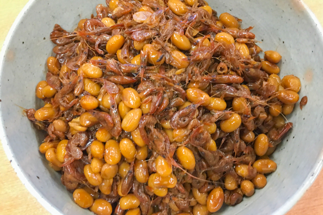 Ebi Mame (Shrimp and Beans)