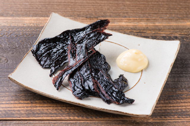 Kujira no Tare (Sauce-marinated whale meat)