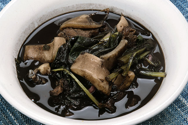 Ikasumi-Jiru(Squid ink soup)