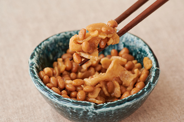 Soboro Natto/Shoboro Natto (Natto mixed with Dried strips of Daikon radish)