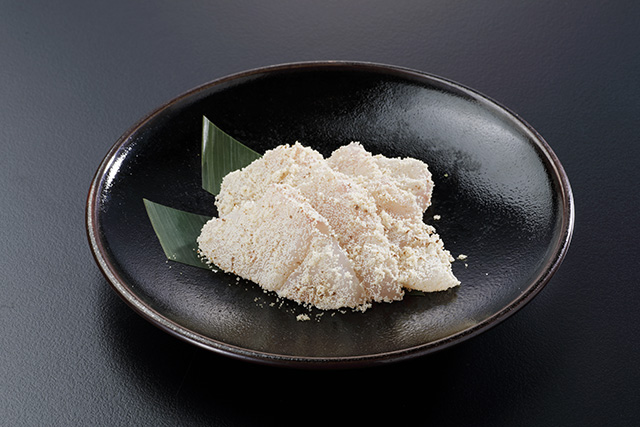 Tara no Kotsuke (Cod Sashimi Marinated with Cod Roe)