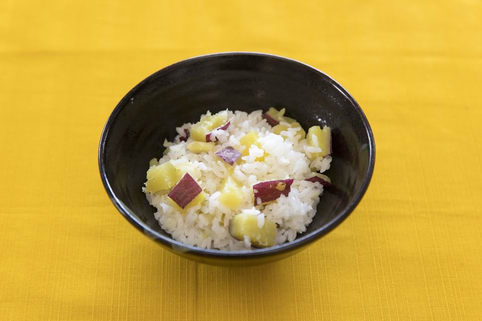 Karaimo Gohan(Sweet Potato Rice)