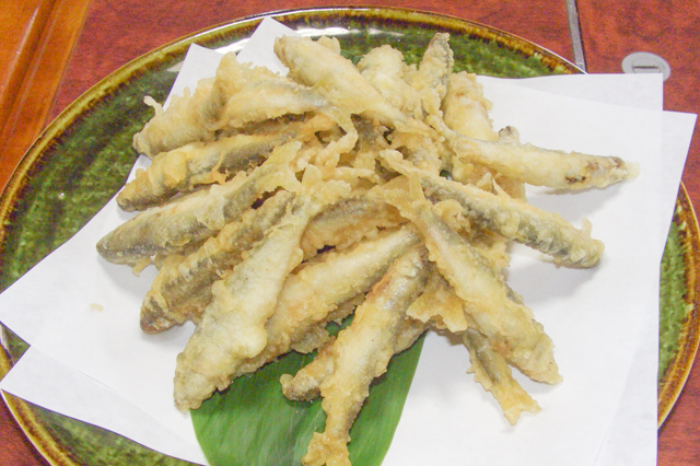 Kogyo-no-tenpura (Tempura of lake fish)