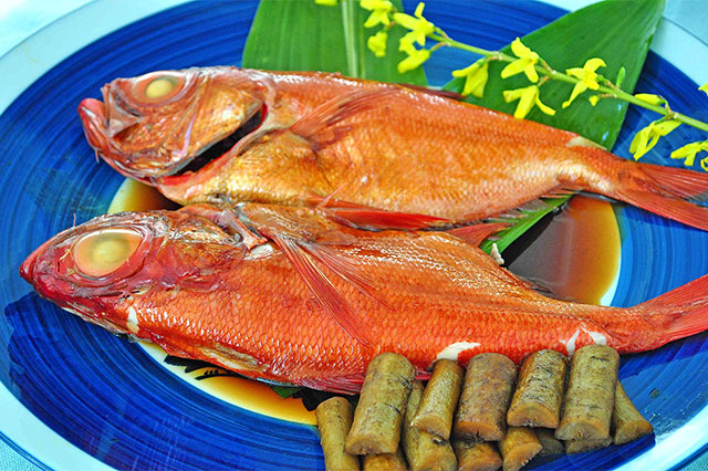 Kinme no Nitsuke (Stewed Red Snapper)