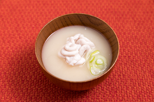 Tachi Miso Soup／Miso Soup with Pacific Cod Soft Roe