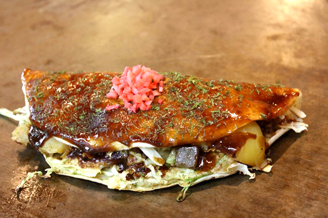 Nikuten (Beef Tendon Japanese Pancake)