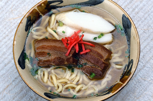 Okinawa Soba (Noodle from Okinawa Prefecture)
