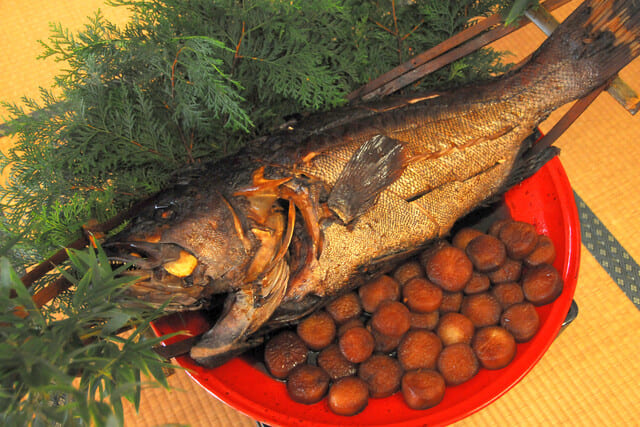 Ara no Sugata-Ni (Simmered Whole Ara)
