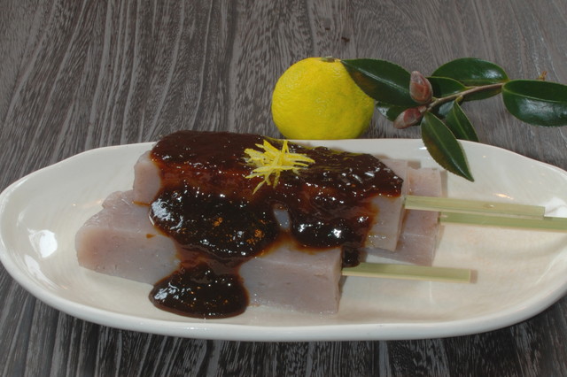 Konjac(=yam cake) no Miso Oden