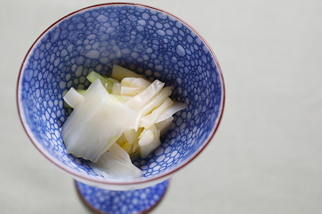 Yukina no fusubezuke (Pickled yukina cabbage)