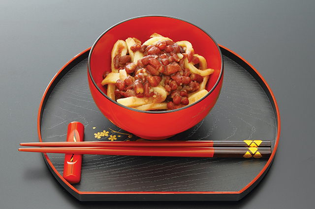 Azuki Battou (Noodle with Red Beans)