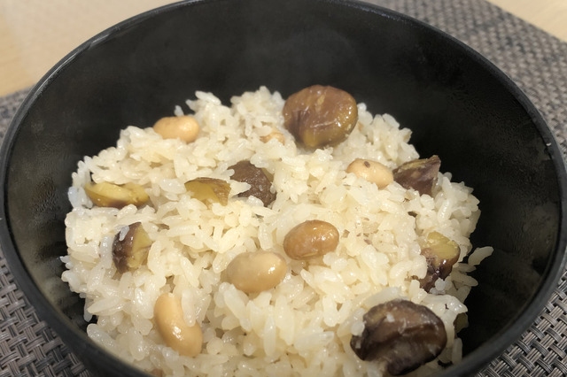 Nara-chameshi (Nara savoury rice with various ingredients)