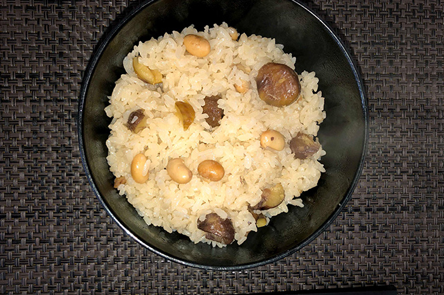 Nara-chameshi (Nara savoury rice with various ingredients)
