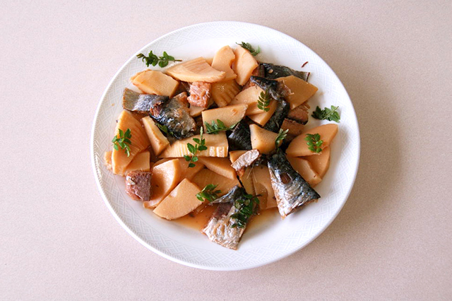 Nishin to Takenoko no Nitsuke (Simmered Herring and Bamboo Shoots)