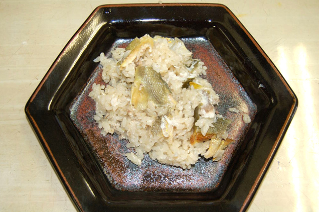 Ayumeshi (Mixed Rice with Ayu Sweetfish)