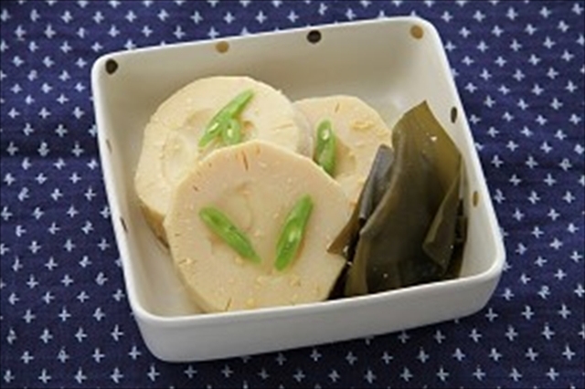 Takenoko-misoni (bamboo shoots boiled in miso)