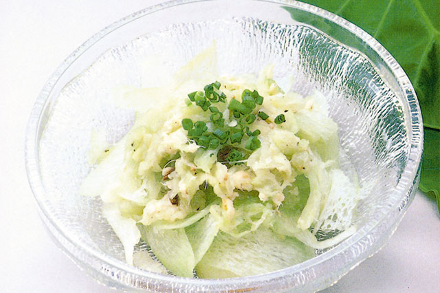 Hasu-imo no Su-no-mono (Pickled Hasu-imo)