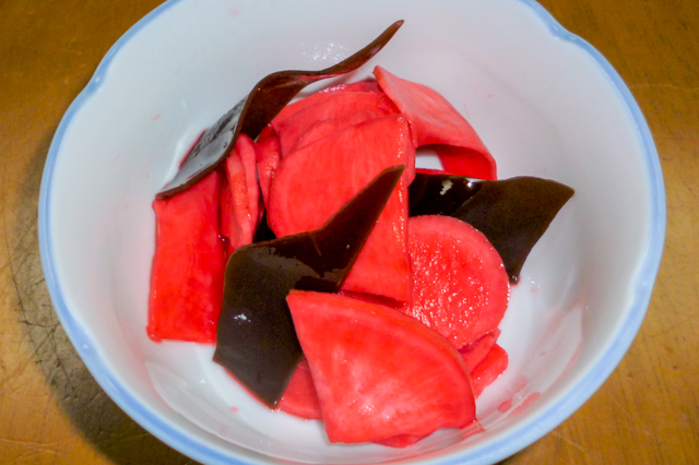 Akakabu no Senmaizuke (Red Turnip Pickles)