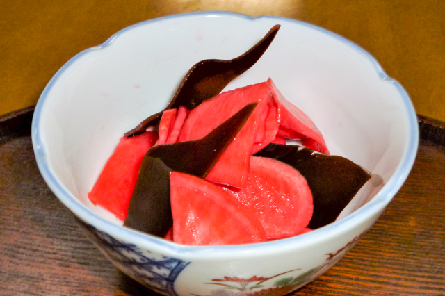 Akakabu no Senmaizuke (Red Turnip Pickles)