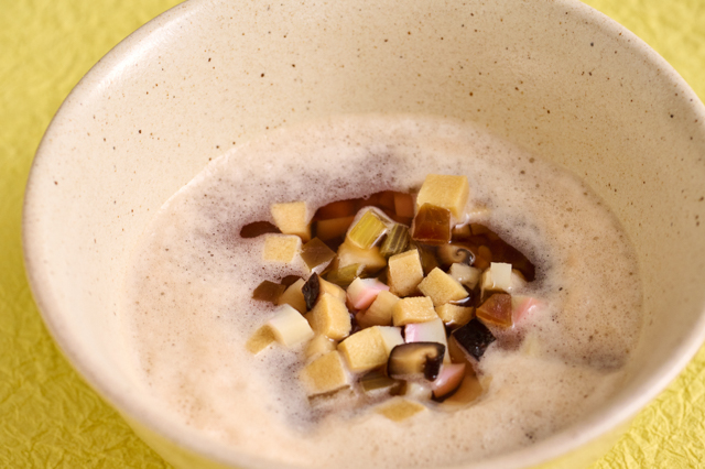 Botecha (Ochazuke made with Black Beans Rice)