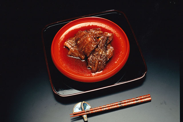 Boutara-ni (dried codfish stew)