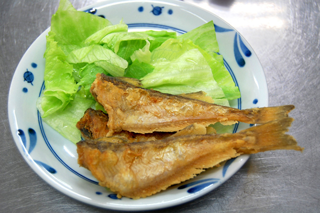 Hatahata-no-karaage (Fried Hatahata fish)