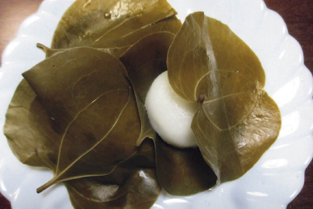 Ibitsu Mochi (Red bean paste mochi)