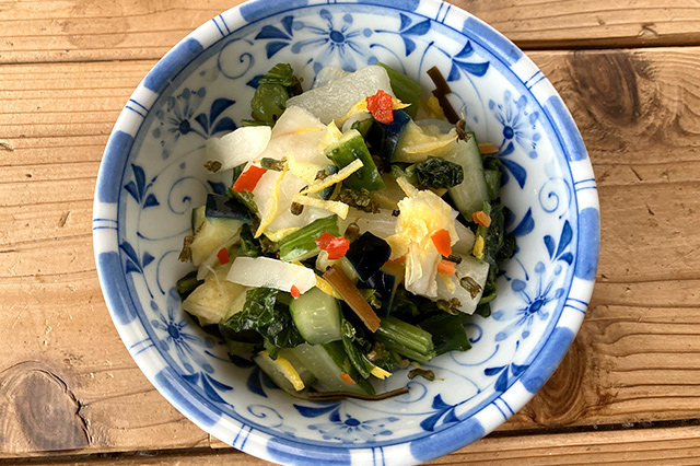 Yatara zuke (Vegetable Pickeles)