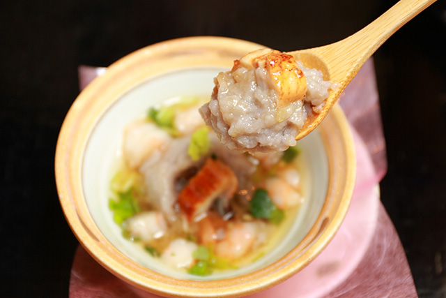 Hasu-mushi (Steamed lotus root)