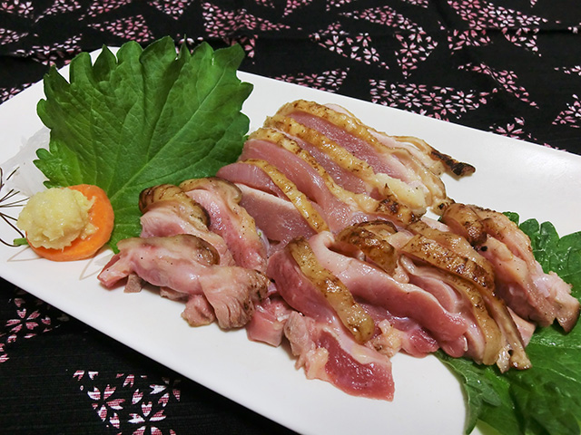 Torisashi (Chicken Sashimi)